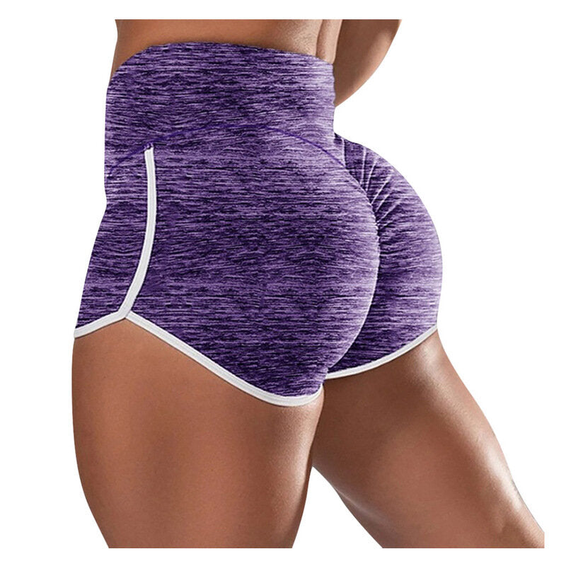 Women's Yoga Shorts Hip Push UP Control Butt Lift Breathable Yoga Fitness Running Sports Activewear High Elasticity Plus Size
