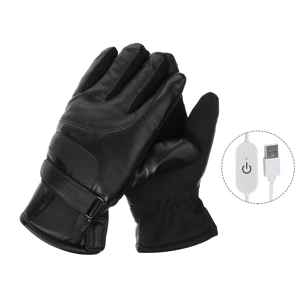 USB Rechargeable Heated Winter Gloves for Sports, Climbing, Cycling - Thermal Insulated