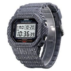 Military Stopwatch Alarm Waterproof Sports Shockproof Digital Men Watch