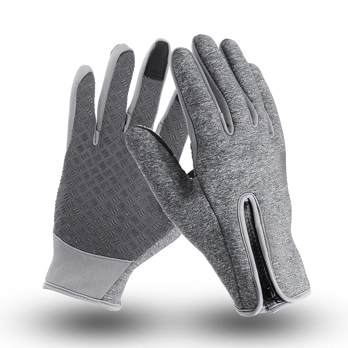 Unisex Touchscreen Ski Gloves: Warm, Windproof, Waterproof Fleece for Winter Sports & Cycling