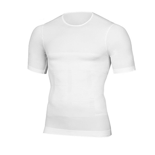 Men's Body Toning Shirt: Posture Corrective, Slimming, Fat Burning Compression Top