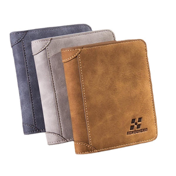 Men Multi Card Slots Wallet Card Holder Slim Wallet with 8 Card SLots & 2 ID Windows