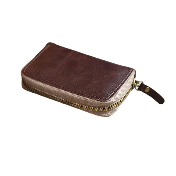 Men Genuine Leather Original Vintage Card Holder