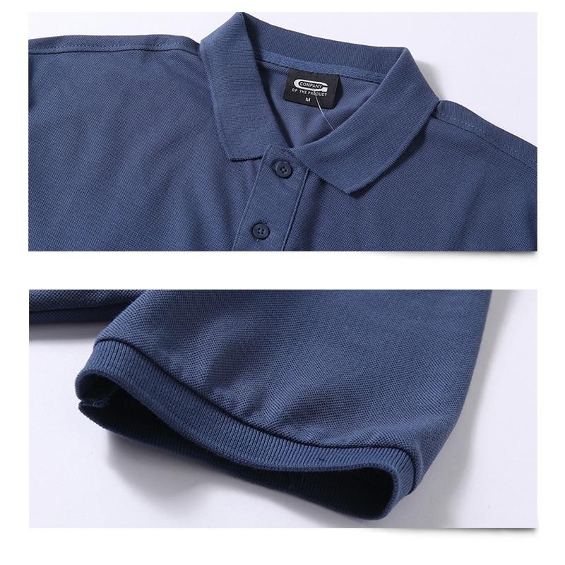 Pure Cotton Men Business Casual Men Polo Shirt