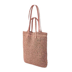 Women Travel Summer Beach Large Capacity Straw Handbag Tote Bag