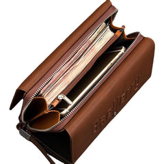 Mens Business Clutches Bag Vintage Long Purse 16 Card Slots Card Holder Wrist Handbag