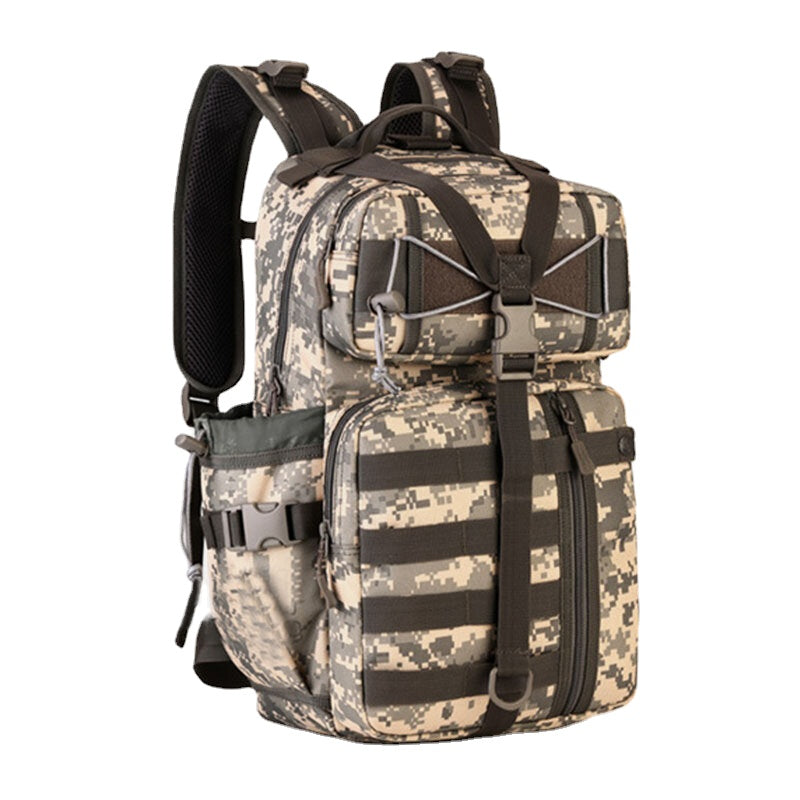 Men Canvas Camouflage Tactical Outdoor Climbing Travelling Riding Camping Backpack