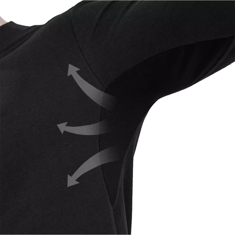 Men's Thermal Aerogel Top: Moisture-Wicking, Semi-High Neck, Long Sleeve, Warm Autumn/Winter Wear