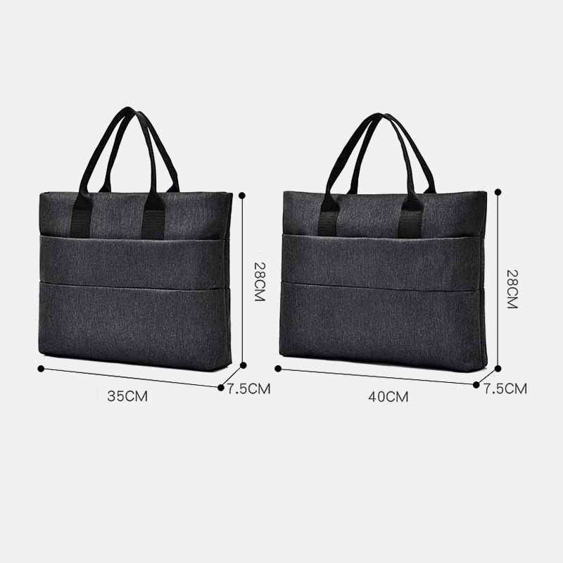 Men's Waterproof 15.6" Laptop Bag, Large Capacity Multi-Layer Briefcase Handbag