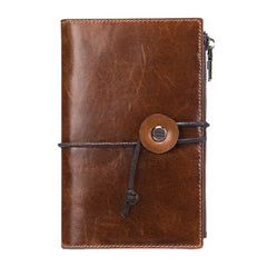 Men RFID Genuine Leather Blocking Anti-theft Passport Envelope Wallet Multi-card Wallet