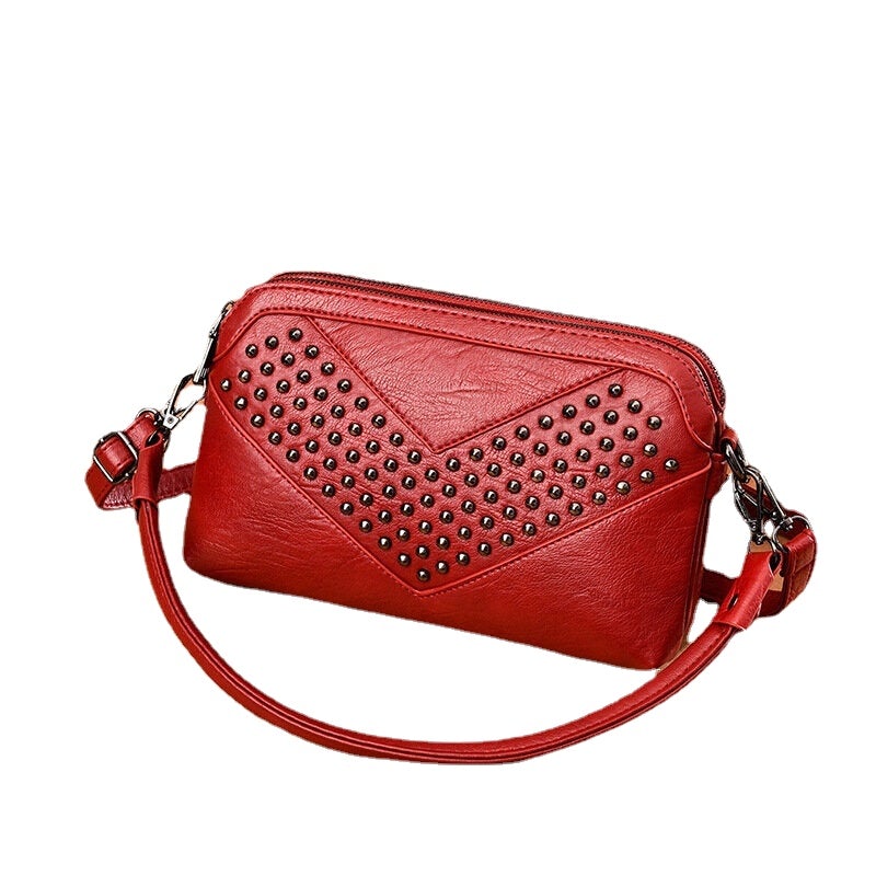 Women Multi-pocket Crossbody Bag Large Capacity Detachable Strap Shoulder Handbag