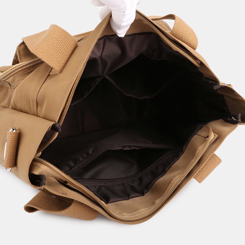 Women Casual Light Weight Tote Solid Large Capacity Handbag Crossbody Bag