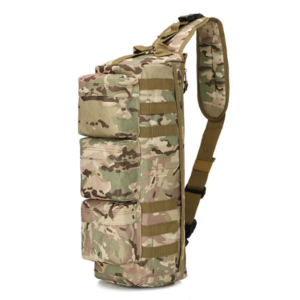 Men Nylon Tactical Outdoor Sport CS Crossbody Bag Hiking Chest Bag