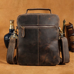 Men Vintage Multi-pocket Crossbody Bag Multifunction Large Capacity Shoulder