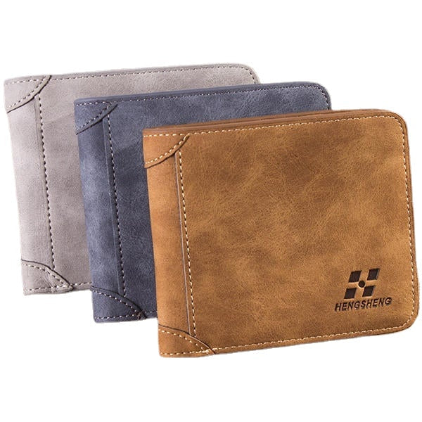 Men Multi Card Slots Wallet Card Holder Slim Wallet with 8 Card SLots & 2 ID Windows