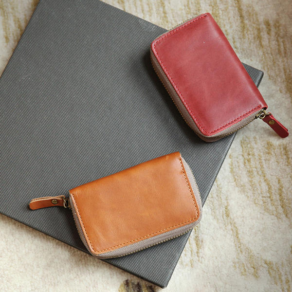 Men Genuine Leather Original Vintage Card Holder