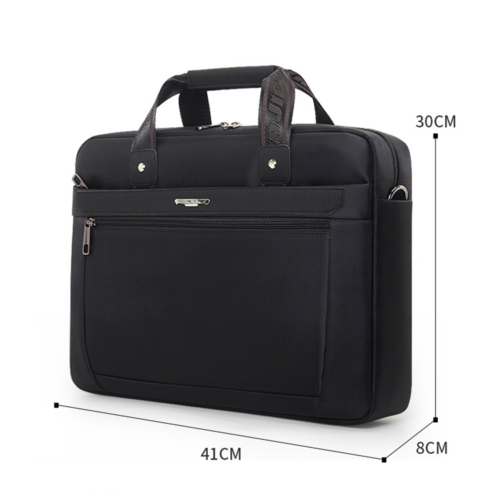 Men Oxfords Cloth Casual Large Capacity Briefcase Convertible Strap With Handle 16 Inch Laptop Bag