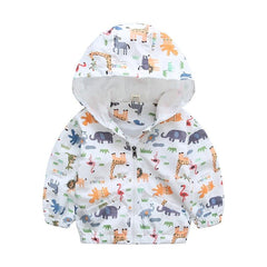 Cute Dinosaur Spring Coat Jackets For Boys - Sheseelady