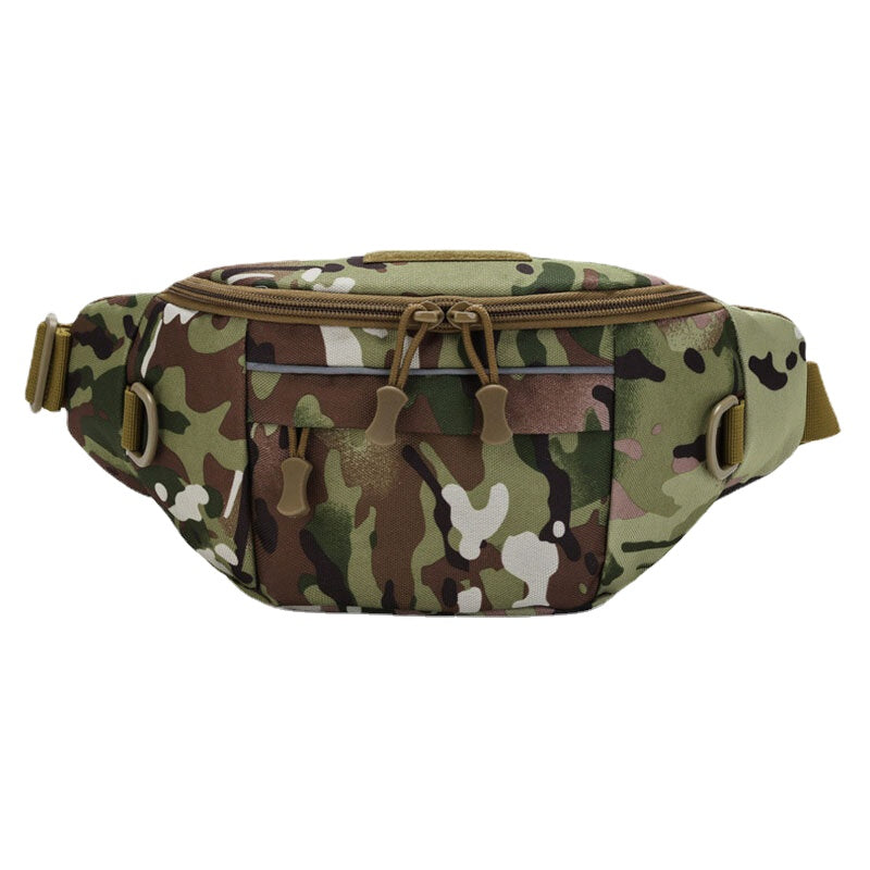 Men Camouflage Multi-carry Tactical Travel Sport Riding Waist Bag Shoulder Bag Chest Bag