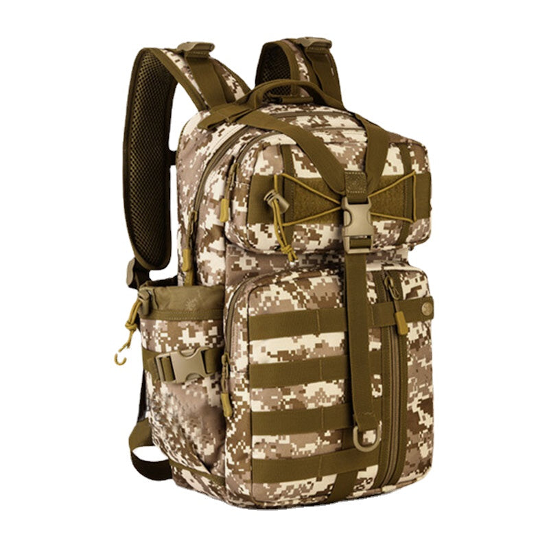 Men Canvas Camouflage Tactical Outdoor Climbing Travelling Riding Camping Backpack