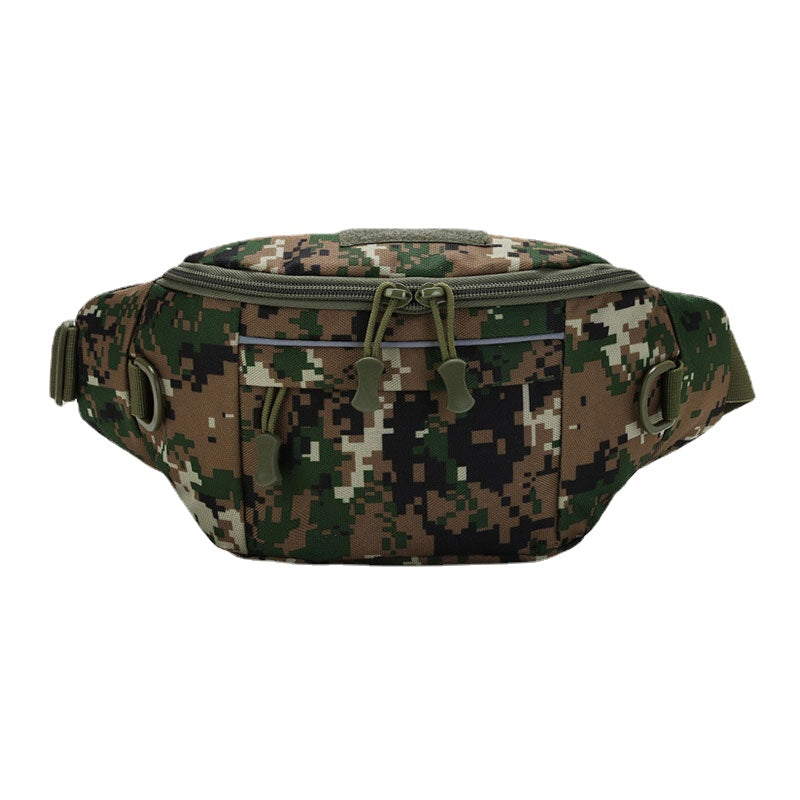 Men Camouflage Multi-carry Tactical Travel Sport Riding Waist Bag Shoulder Bag Chest Bag