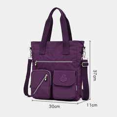 women large capacity nylon handbag crossbody bag for outdoor shopping