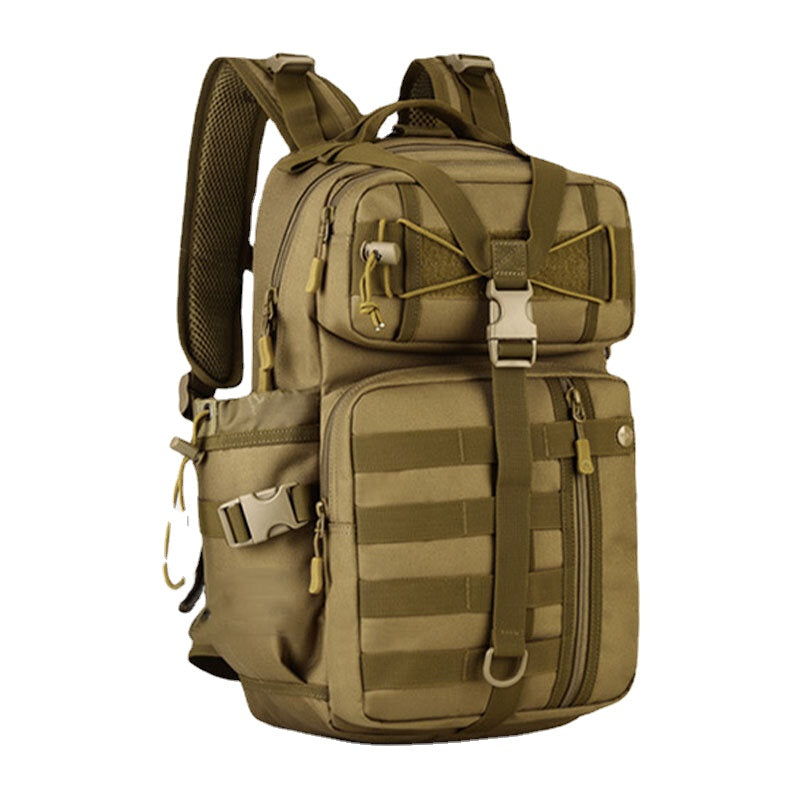 Men Canvas Camouflage Tactical Outdoor Climbing Travelling Riding Camping Backpack