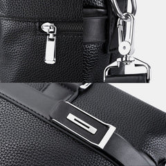 Men Faux Leather Business 15.6 Inch Laptop Bag Briefcases Handbag Crossbody