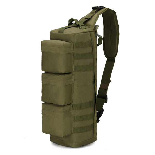 Men Nylon Tactical Outdoor Sport CS Crossbody Bag Hiking Chest Bag