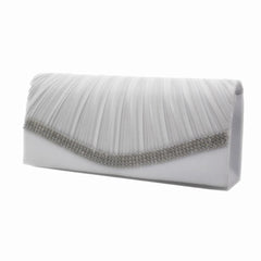 Satin Flap Hand Holding Bag For Wedding Party