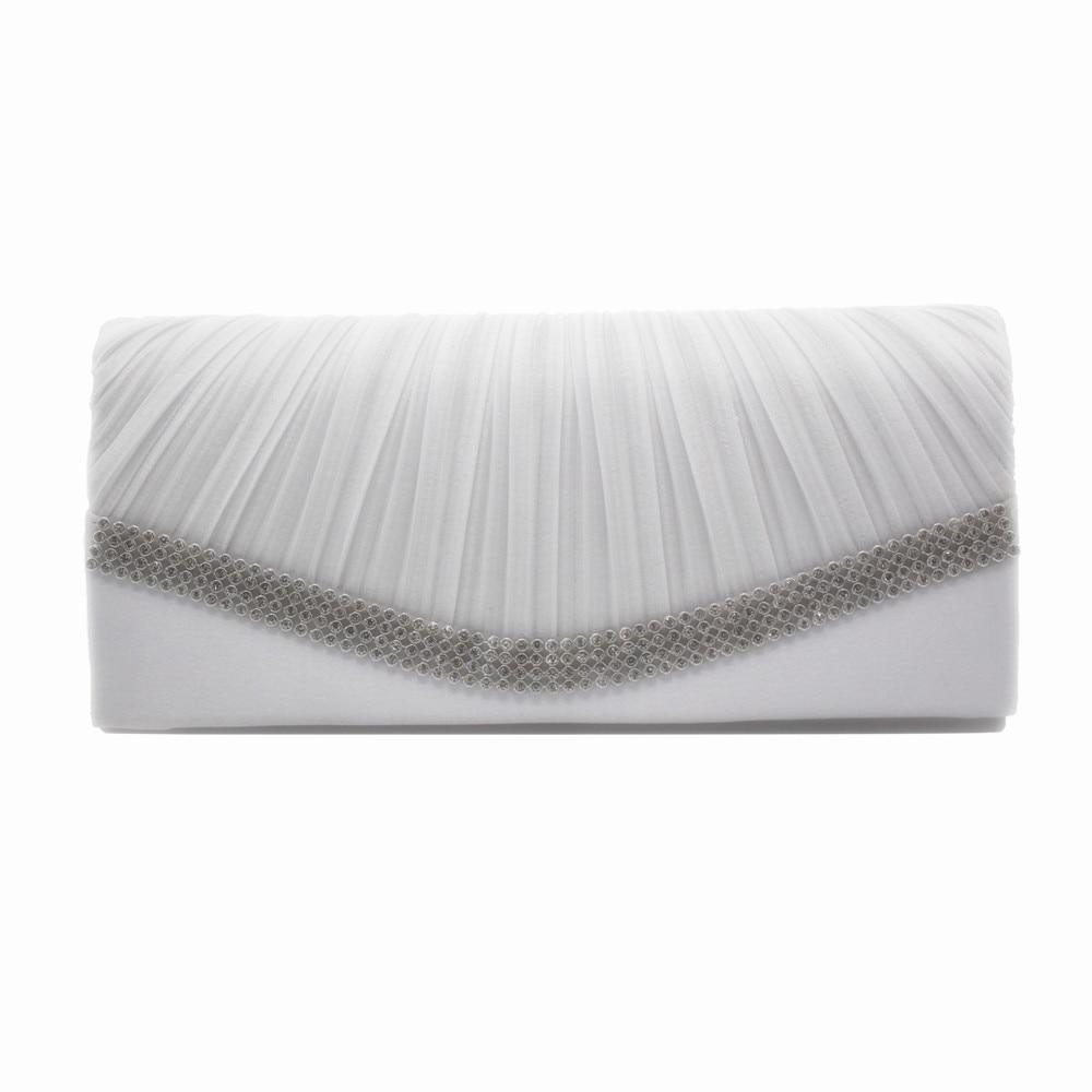 Satin Flap Hand Holding Bag For Wedding Party