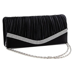 Satin Flap Hand Holding Bag For Wedding Party