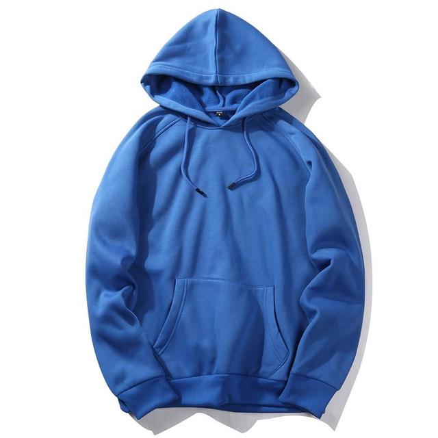 Warm Fleece Hoodies Men Sweatshirts Spring Autumn Hip Hop Streetwear