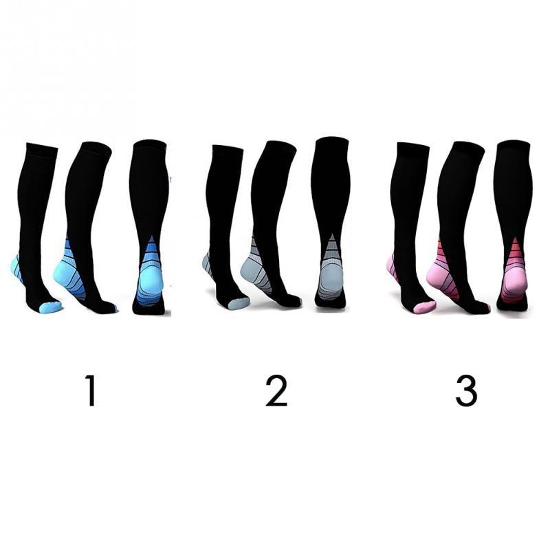 Men Professional Compression Socks Breathable Travel Activities Fit For Nurses Shin Splints Flight Travel