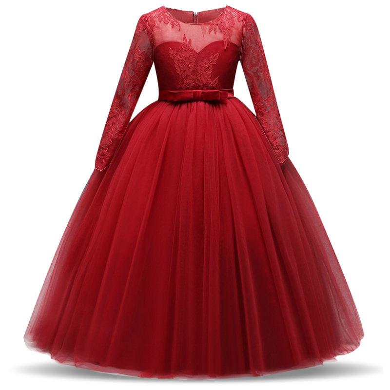 Wedding Party Formal Ball Gown And Embroidery Dresses For Girls