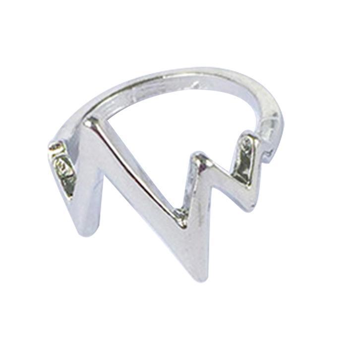 Alloy Fashion Popular Ecg Wave Couples Rings