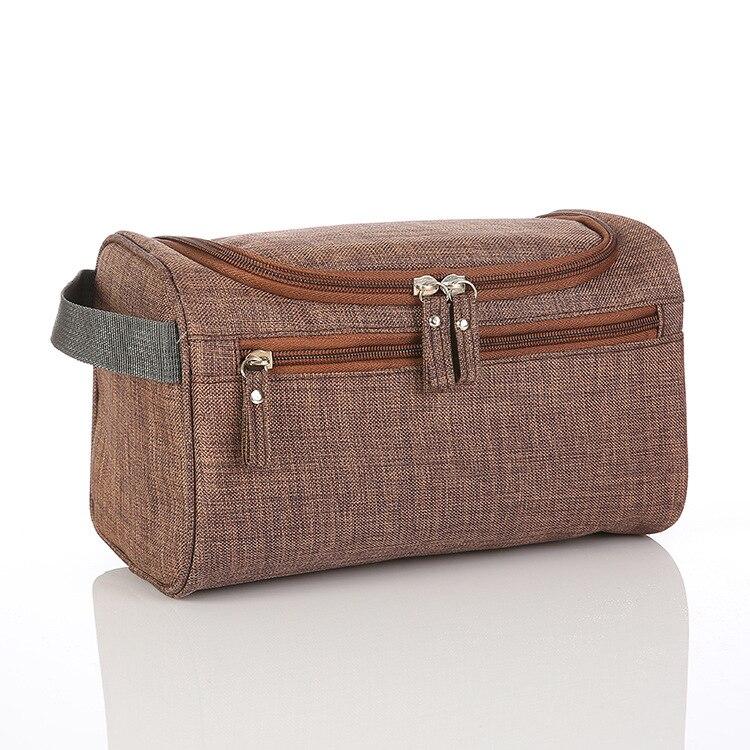 Men cosmetics cosmetic bag Waterproof oxford toiletry travel organizer High capacit mill sand Beautician case Bath Wash