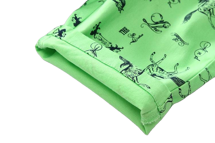 Cartoon Printed Horse Summer Shorts For Unisex Kids - Sheseelady