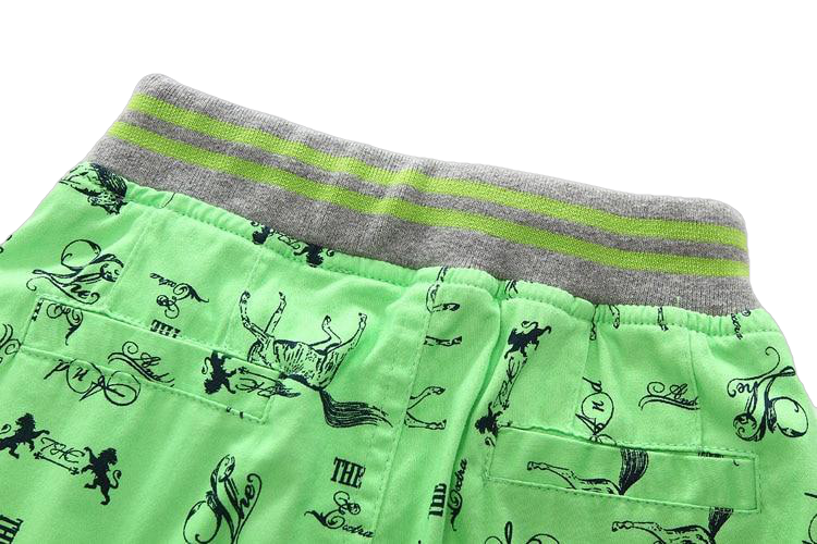 Cartoon Printed Horse Summer Shorts For Unisex Kids - Sheseelady