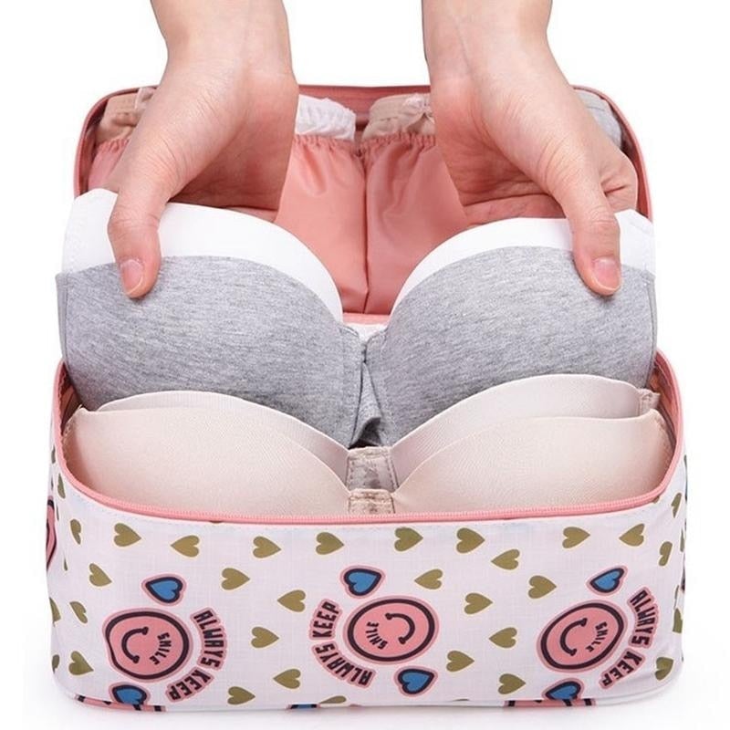 Travel Underwear Organizer Bag Cosmetic Daily Toiletries Storage Bag Women's High Quality Wash Case Bag