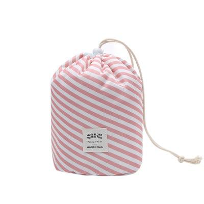 Women Lazy Drawstring Cosmetic Bag Fashion Travel Makeup Organizer Make Up Case Storage Pouch Toiletry Beauty Kit