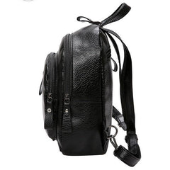 Women's Backpack PU Leather Travel Shoulder Bag Girl Multifunctional Small School Bolsa Fashion All-Match