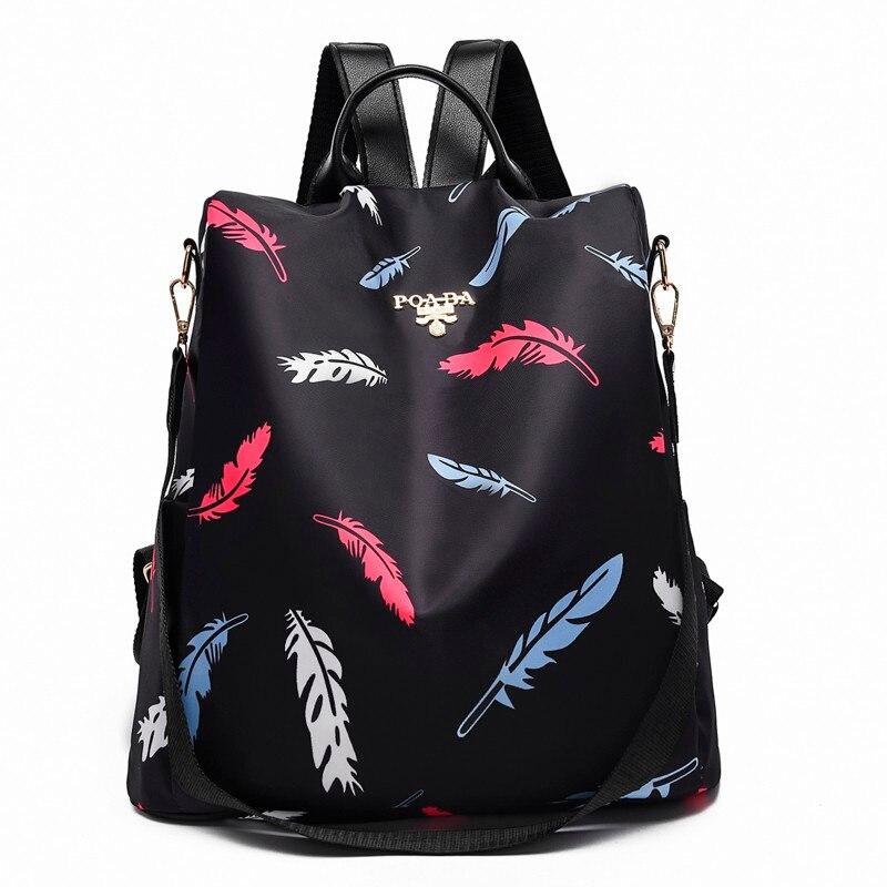 Women Oxford Cloth Shoulder Bag School Bags for Teenage Girls Light Ladies Travel