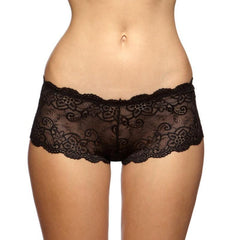 Women Sexy Lace Transparent Seamless Underwear Plus Size Briefs