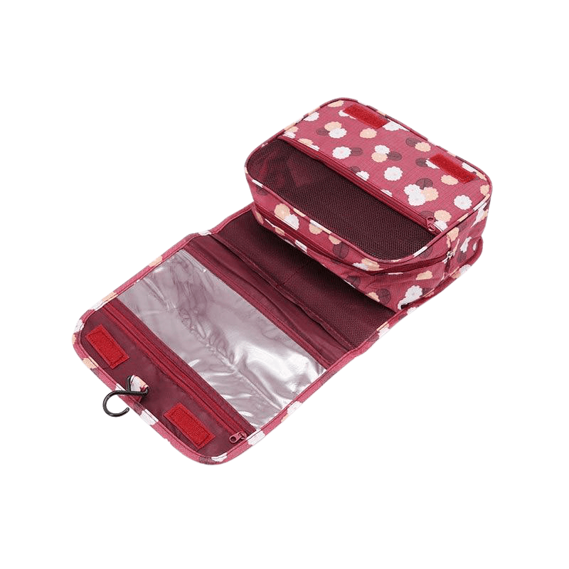 Hanging & Portable Waterproof Polyester Travel Cosmetic Bag - Sheseelady