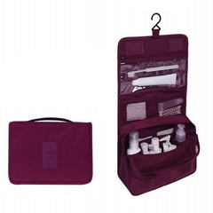 Hanging & Portable Waterproof Polyester Travel Cosmetic Bag - Sheseelady