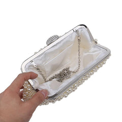 Polyester Pearl Shell Bag For Wedding