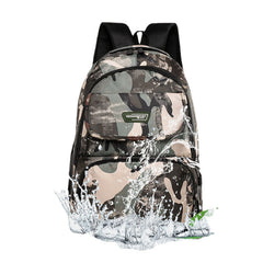 Men Large Capacity Camouflage Waterproof Student School Bag 15.6 Inch Laptop Bag Travel Outdoor Backpack