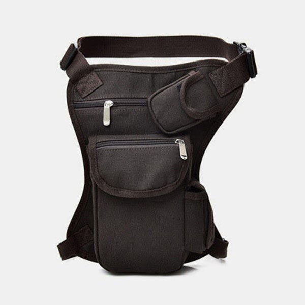 Men Canvas Camouflage Tactical Outdoor Multifunction Casual Travel Sport Fishing Gear Bag Waist Leg For Riding Cycling