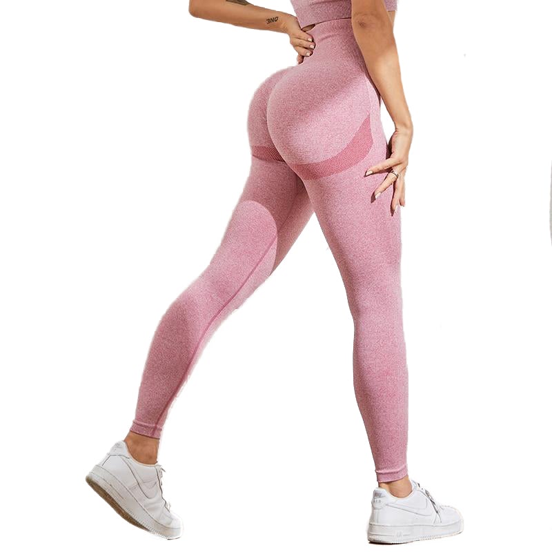 Sexy High Waist Bubble Butt Push Up Leggings - Seamless Slim Fit Fitness Wear